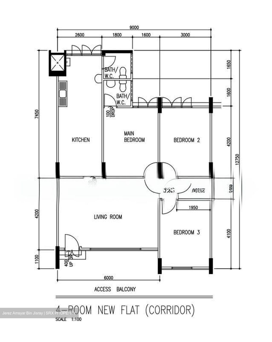 Blk 225 Bukit Batok Central (Bukit Batok), HDB 4 Rooms #592508291